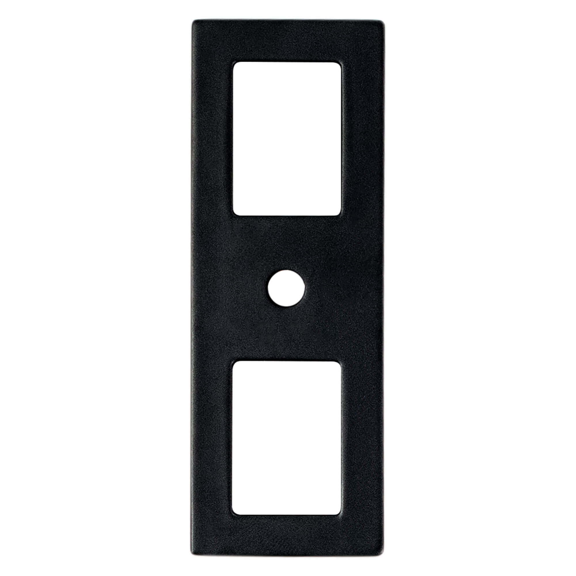 Berenson Statler Backplate in Matte Black