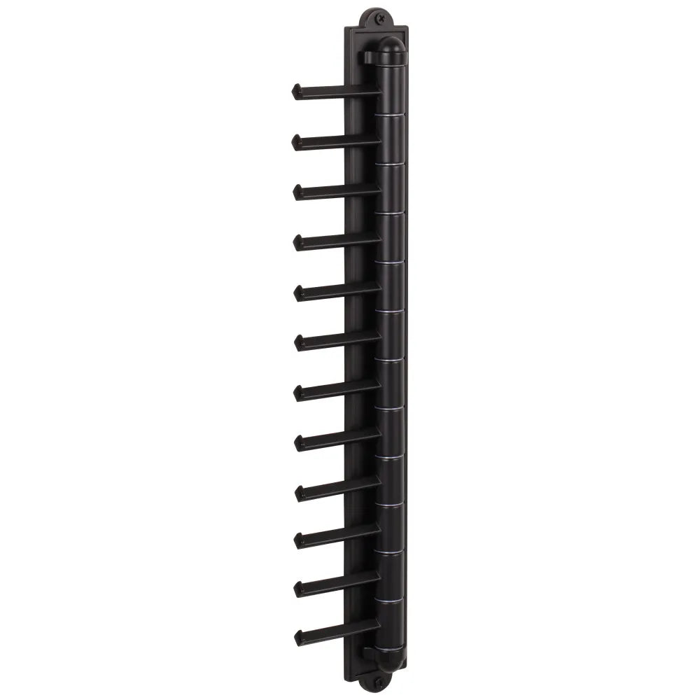 Hardware Resources Screw Mounted Cascading Tie Rack