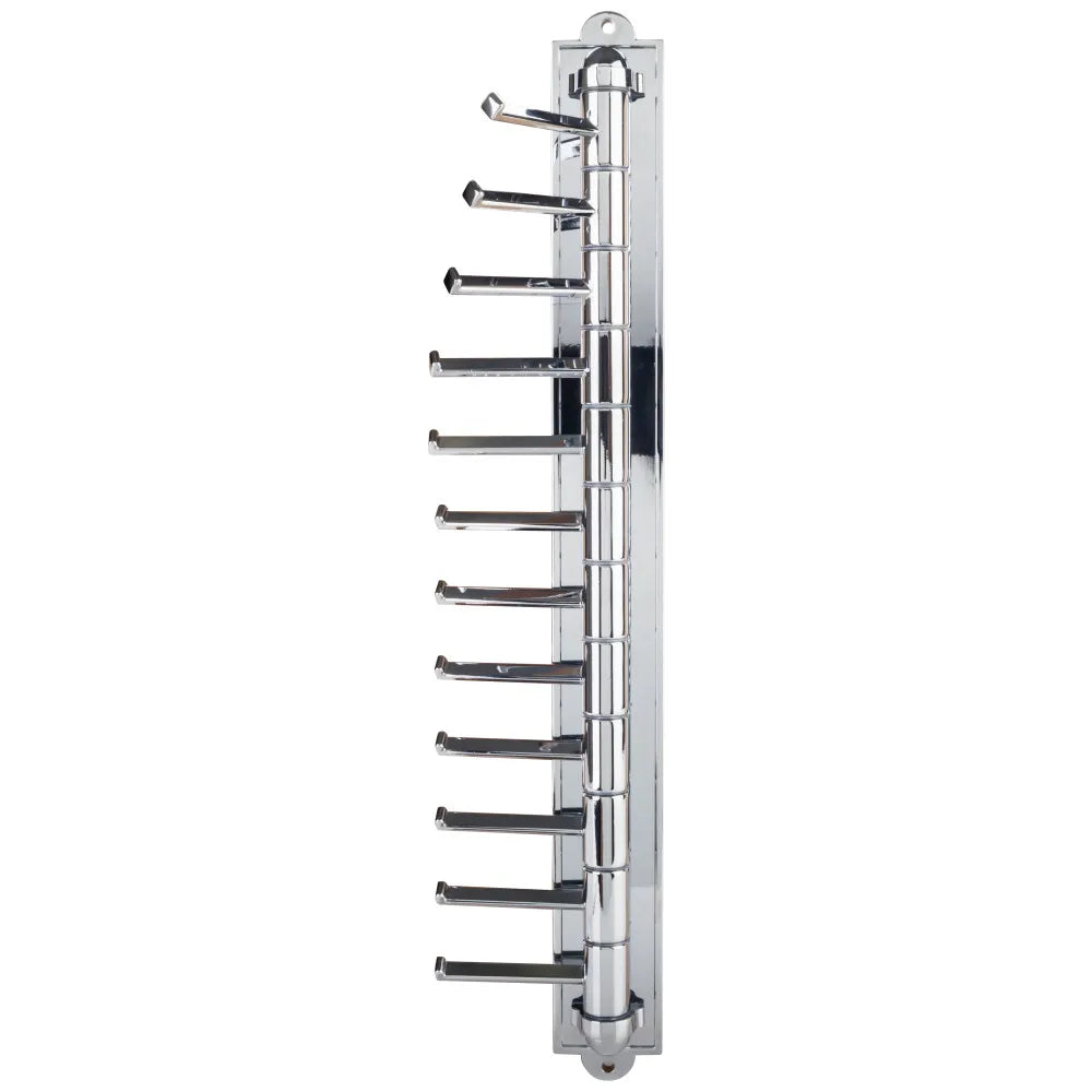 Hardware Resources Screw Mounted Cascading Tie Rack