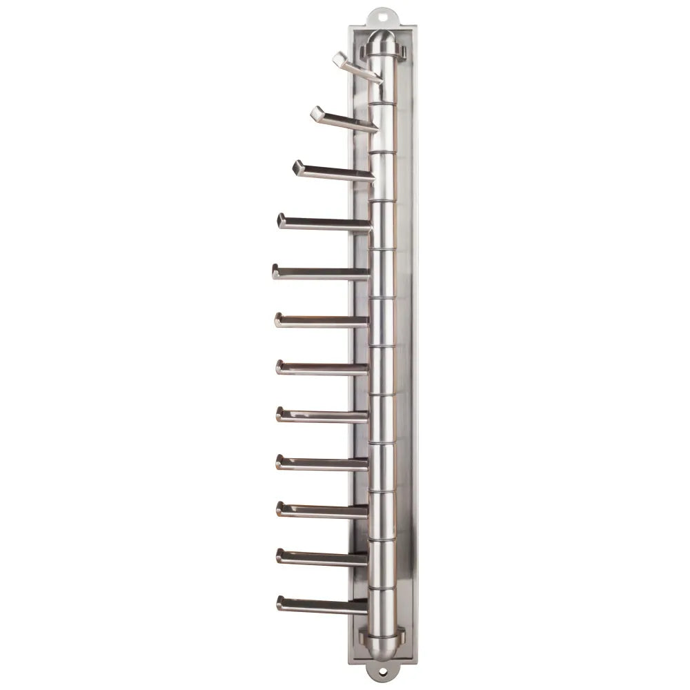 Hardware Resources Screw Mounted Cascading Tie Rack