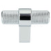 Berenson Radial Reign Knob in Polished Chrome