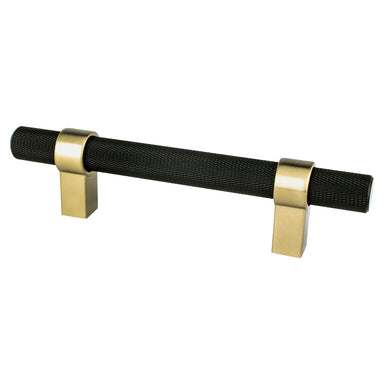 Berenson Radial Reign Pull in Matte Black and Modern Brushed Gold