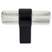 Berenson Radial Reign Knob in Brushed Nickel and Matte Black