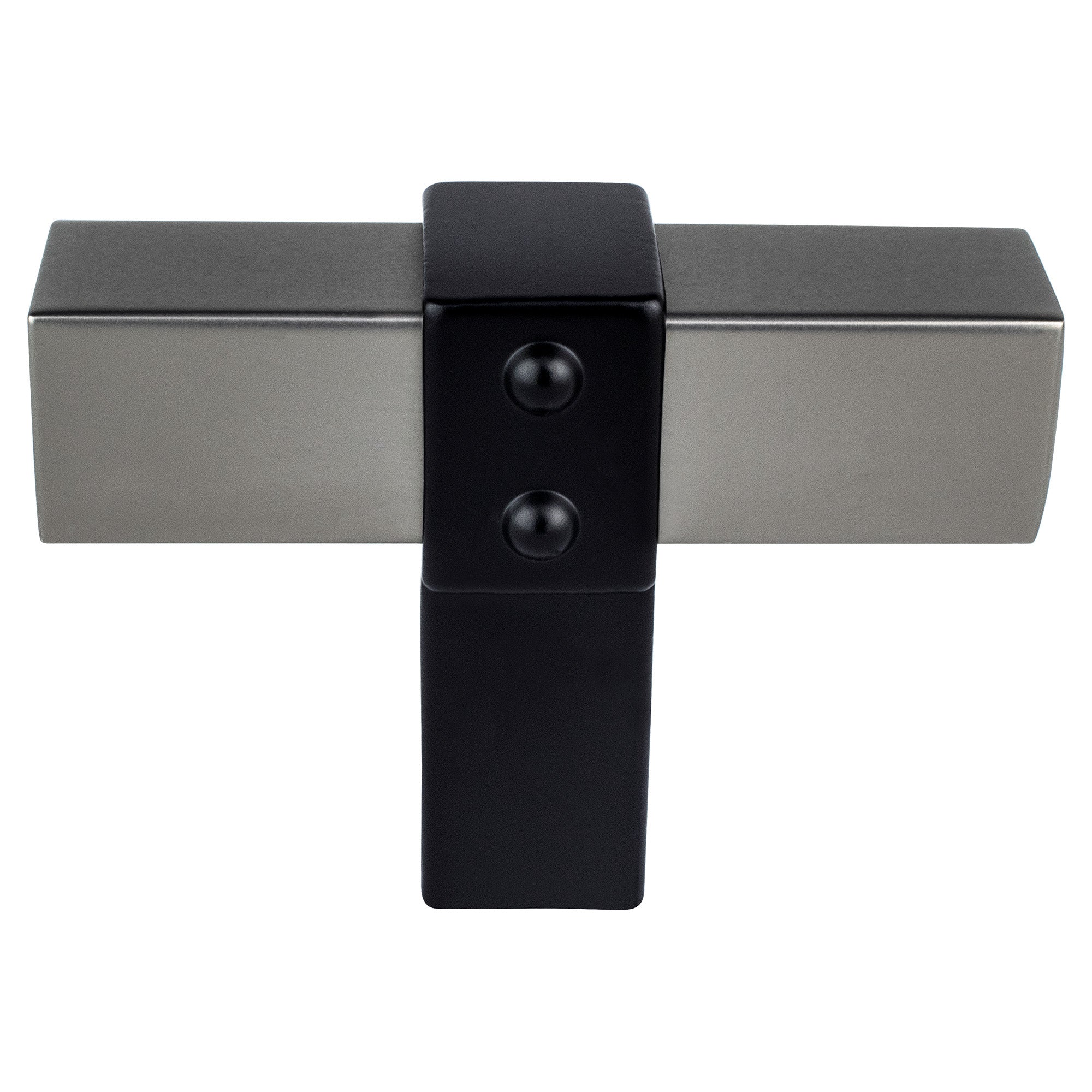 Berenson Rivet Rebel Knob in Slate and Matte Black