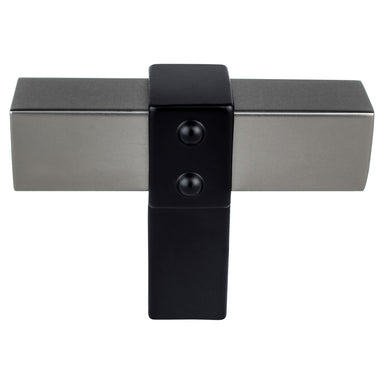 Berenson Rivet Rebel Knob in Slate and Matte Black
