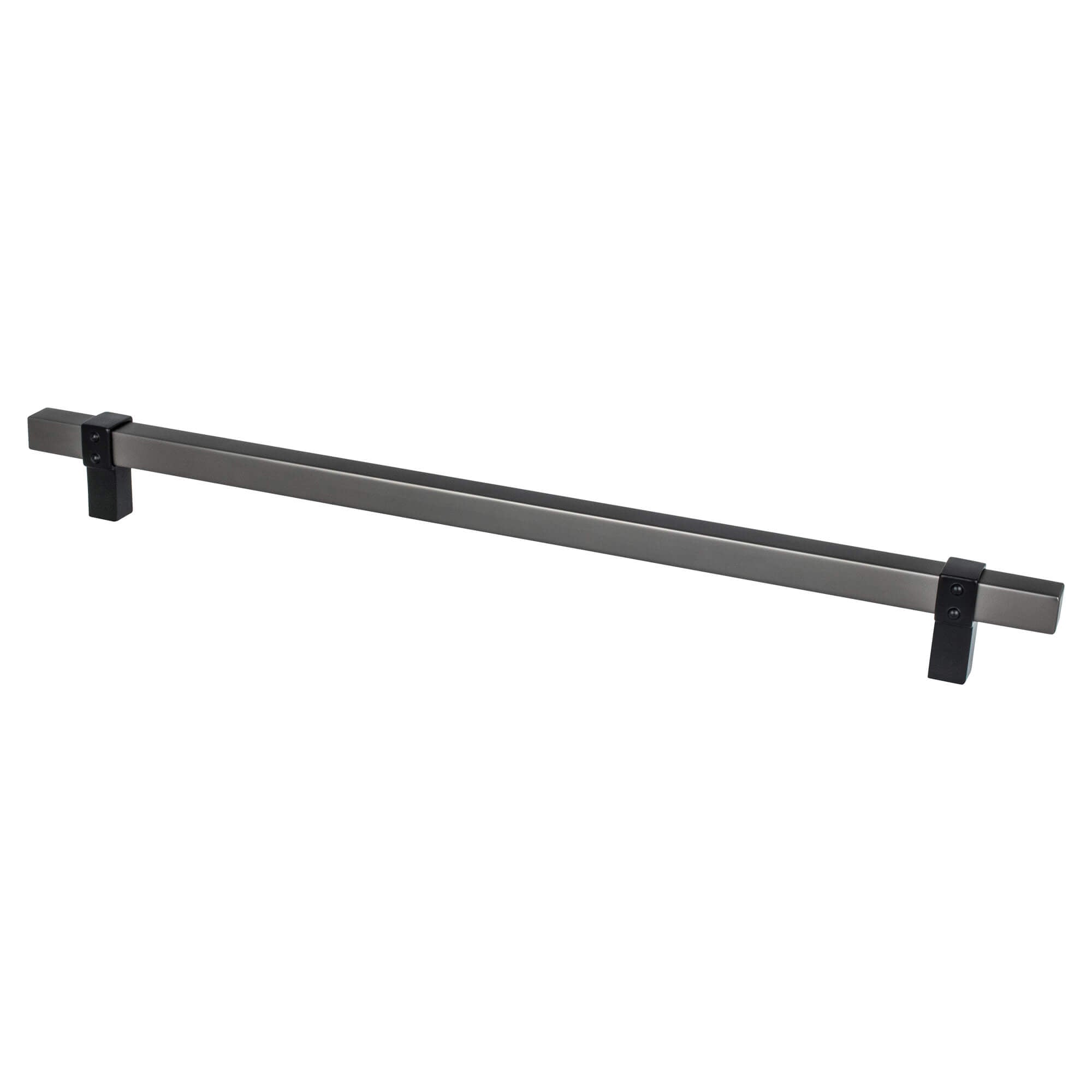 Berenson Rivet Rebel Appliance Pull in Slate and Matte Black
