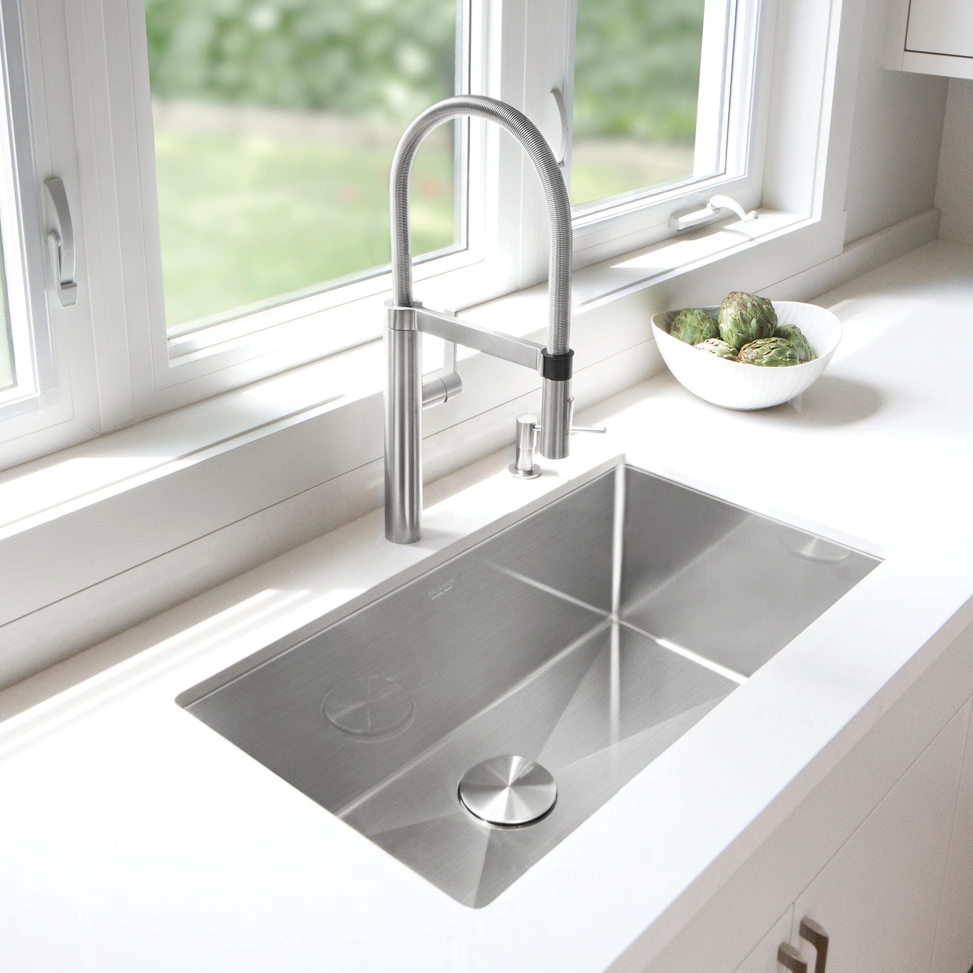 BLANCO 32" Undermount R10 Stainless Steel Single Bowl Kitchen Sink-DirectSinks