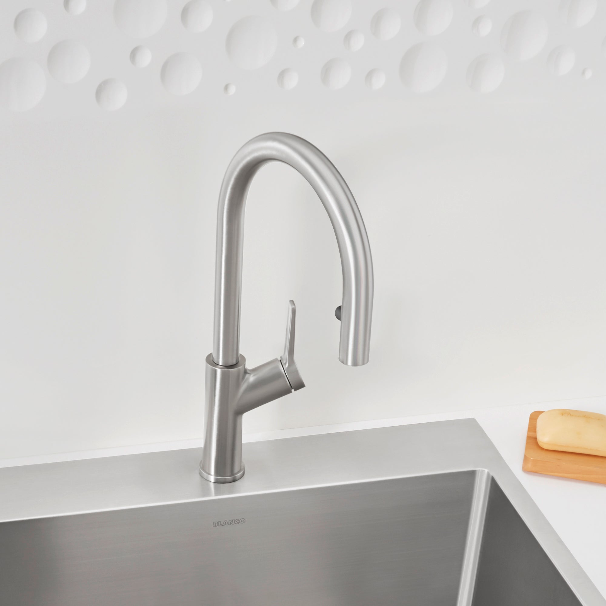 BLANCO Urbena Pull-Down Kitchen Faucet with SILGRANIT Finishes