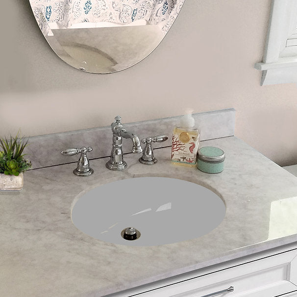 Nantucket Sinks 17" x 14" Undermount Ceramic Sink