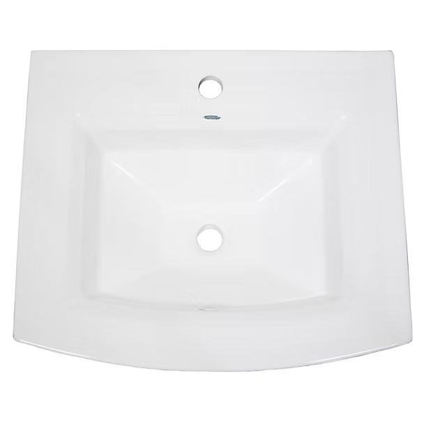 Nantucket Sinks 23"  Rectangular Drop-In Ceramic Vanity Sink