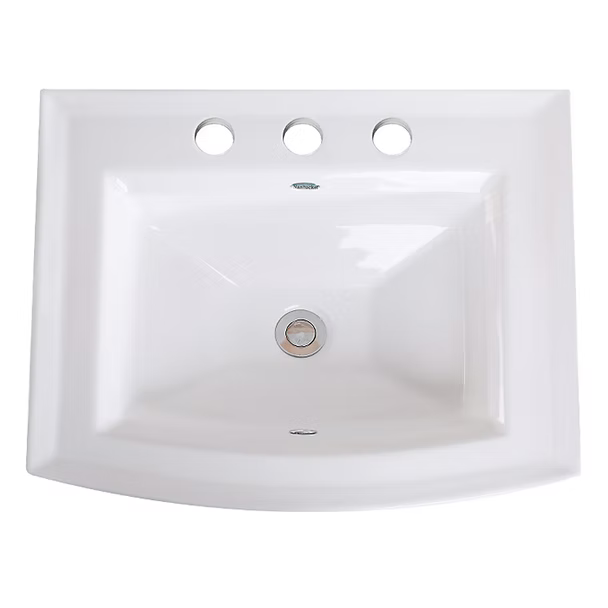 Nantucket Sinks 23"  Rectangular Drop-In Ceramic Vanity Sink