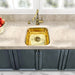 Nantucket Sinks 16" Bright Brass Bar Sink-DirectSinks