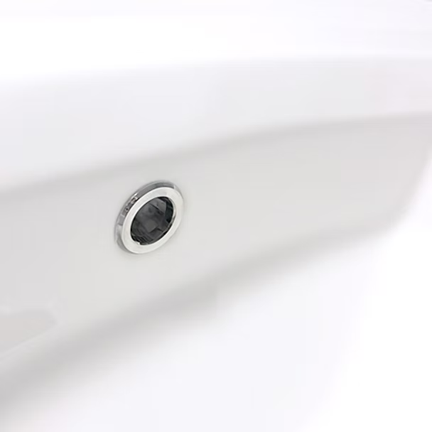 Nantucket Sinks 23"  Rectangular Drop-In Ceramic Vanity Sink