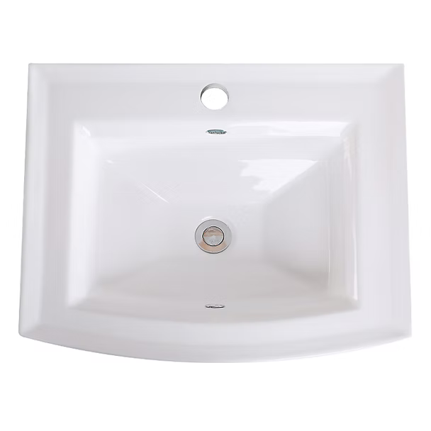 Nantucket Sinks 23"  Rectangular Drop-In Ceramic Vanity Sink