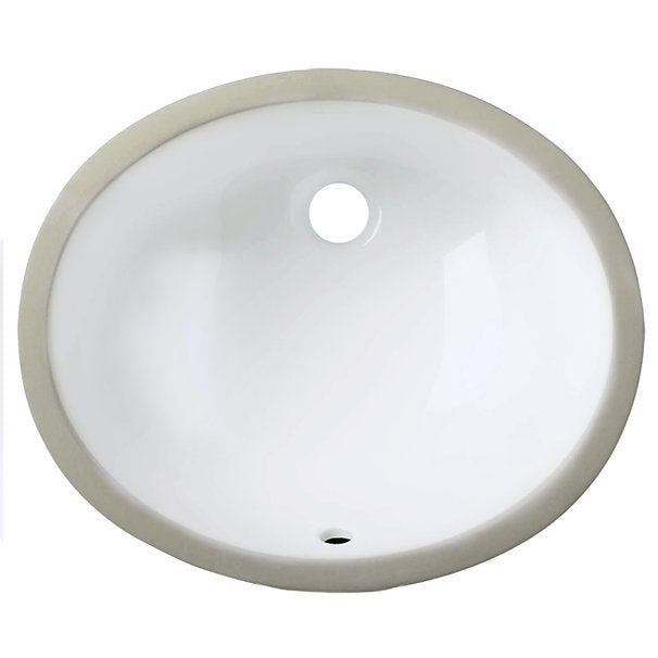 Nantucket Sinks 17" x 14" Undermount Ceramic Sink