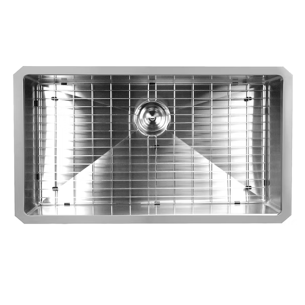 Nantucket Sinks SR3218-16 - 32" Pro Series Single Bowl Undermount Small Radius Corners Stainless Steel Kitchen Sink