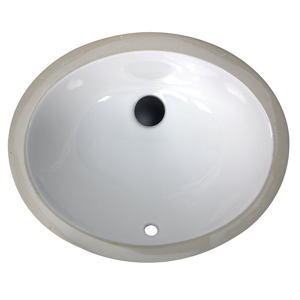 Nantucket Sinks 17" x 14" Undermount Ceramic Sink