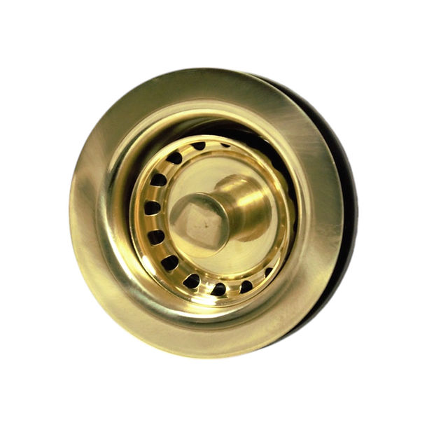 Nantucket Sinks 2 3/4" Bar Sink Drain in Unlacquered Brass-DirectSinks