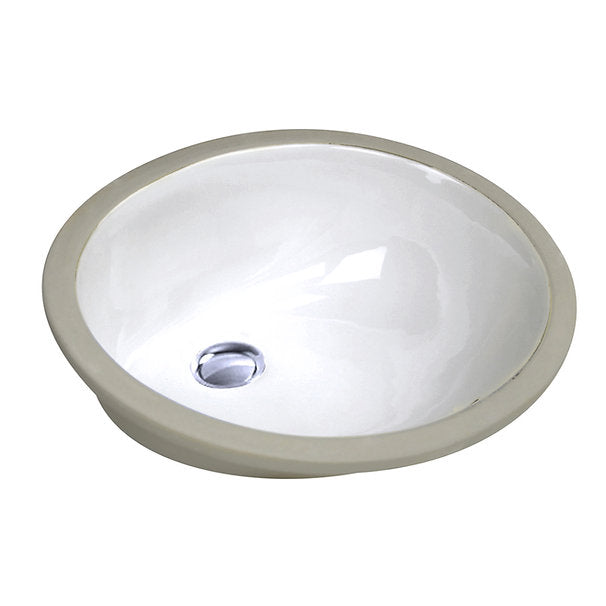 Nantucket Sinks 17" x 14" Undermount Ceramic Sink