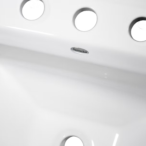 Nantucket Sinks 23"  Rectangular Drop-In Ceramic Vanity Sink