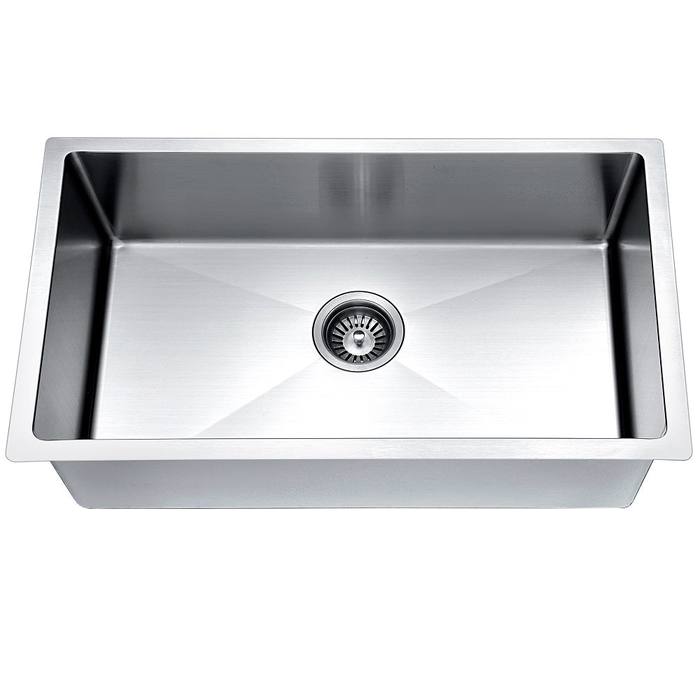 Dawn 30" Shallow Undermount Small Radius Kitchen Sink