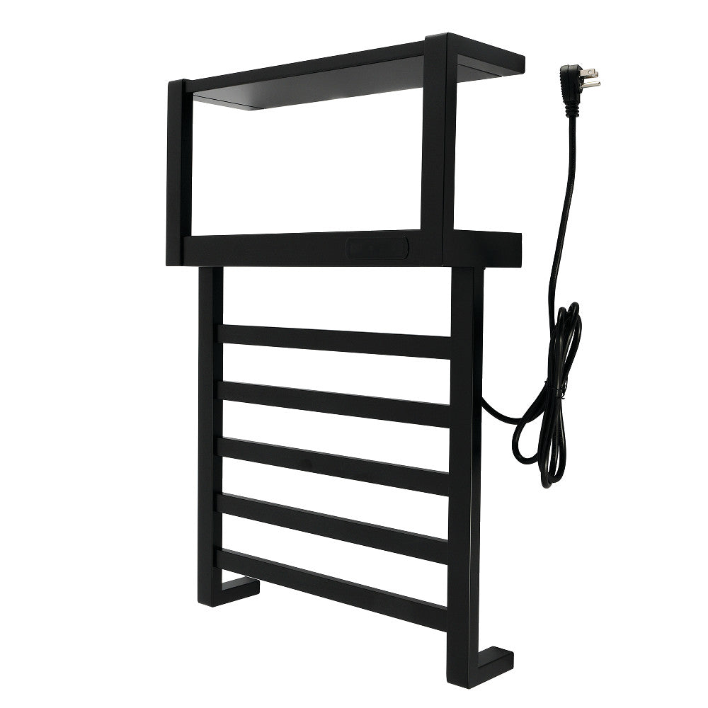  Markus Wall Mount Plug-In Towel Warmer in Matte Black