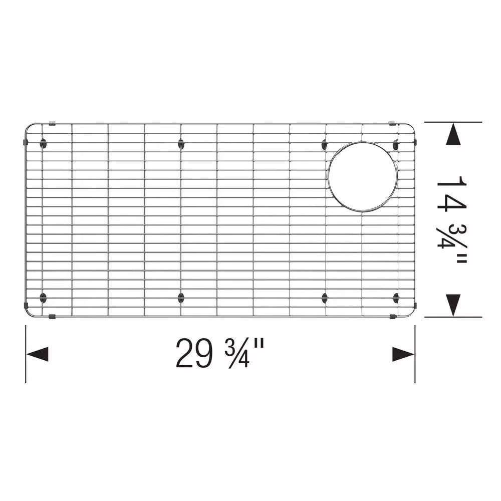 Stainless Steel Bottom Grid for BLANCO for BLANCO Formera 33" Super Single Sinks-DirectSinks