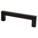 Berenson Contemporary Advantage One Pull in Matte Black - Square