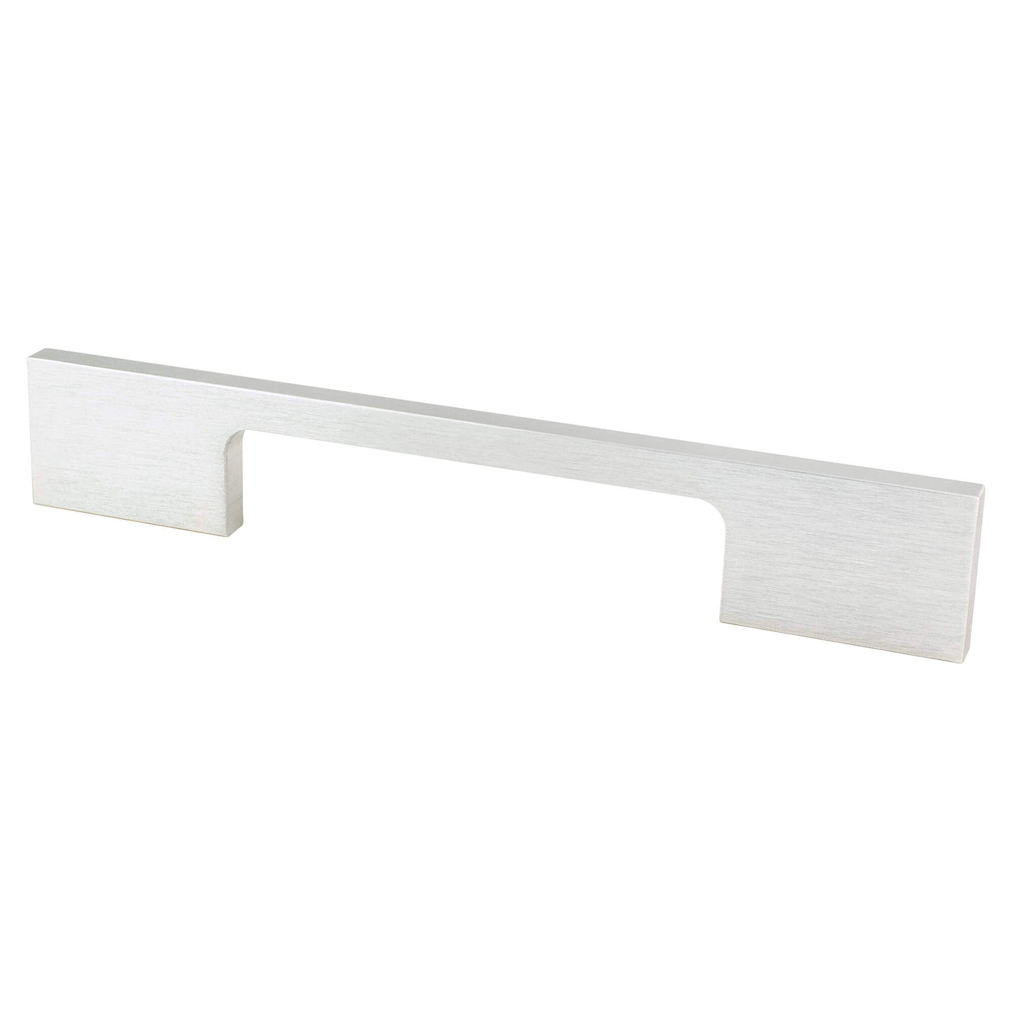Berenson Contemporary Advantage Two Pull in Brushed Nickel Look