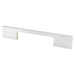 Berenson Contemporary Advantage Two Pull in Brushed Nickel Look