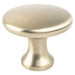 Berenson Contemporary Advantage Five Knob in Champagne - Round