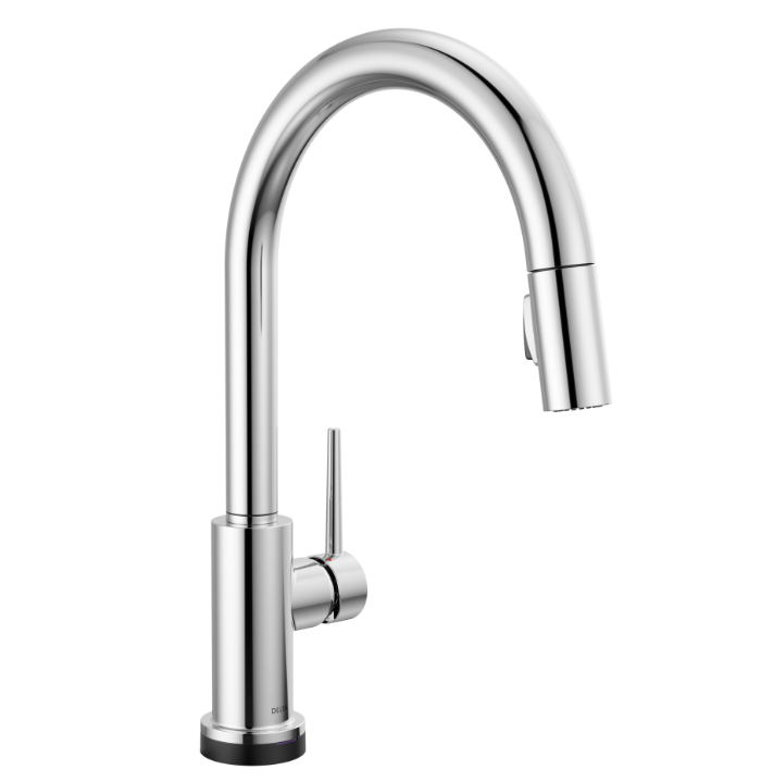 Delta Trinsic Single-Handle Pull-Down Kitchen Faucet with TouchO | Hands Free and Touch