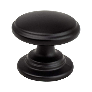 Berenson Traditional Advantage Two Knob in Matte Black