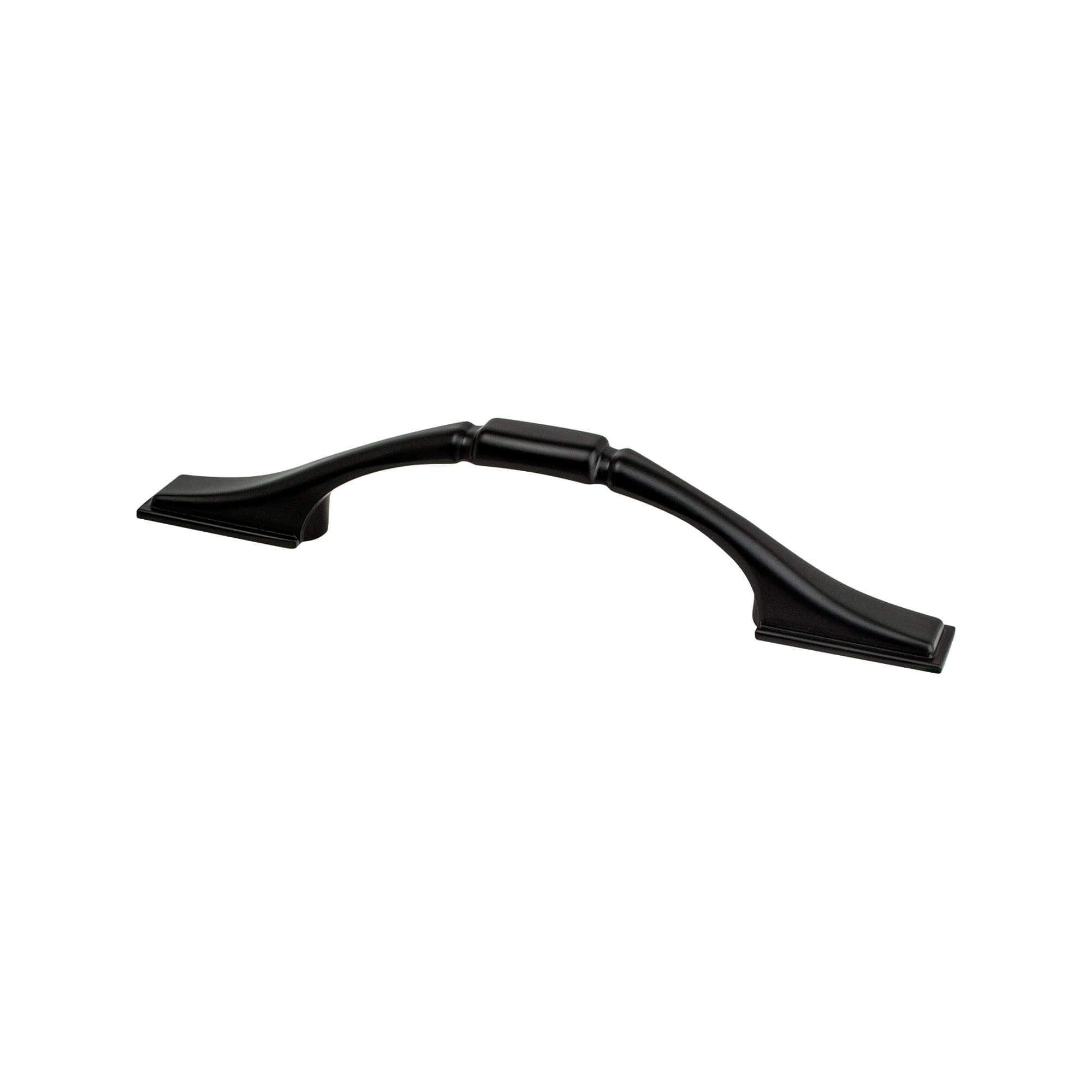 Berenson Traditional Advantage One Pull in Matte Black - Square