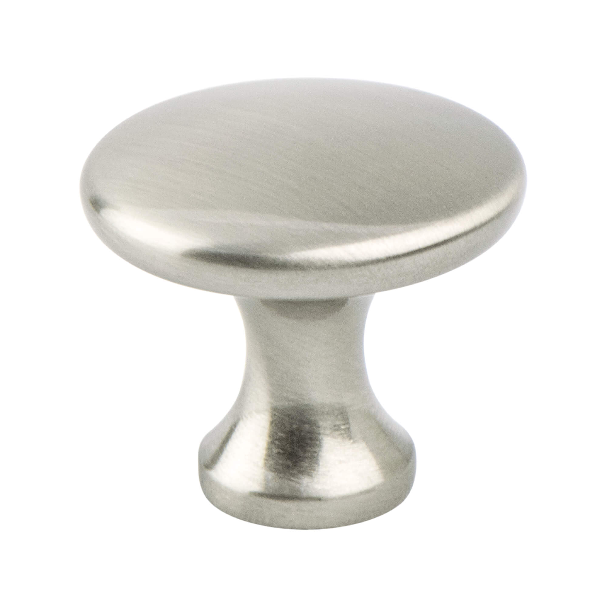 Berenson Contemporary Advantage Five Knob in Brushed Nickel - Round