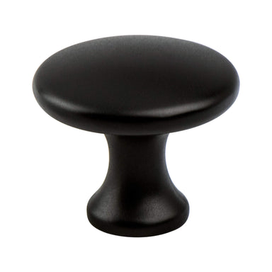 Berenson Contemporary Advantage Five Knob in Matte Black - Round