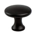 Berenson Contemporary Advantage Five Knob in Matte Black - Round