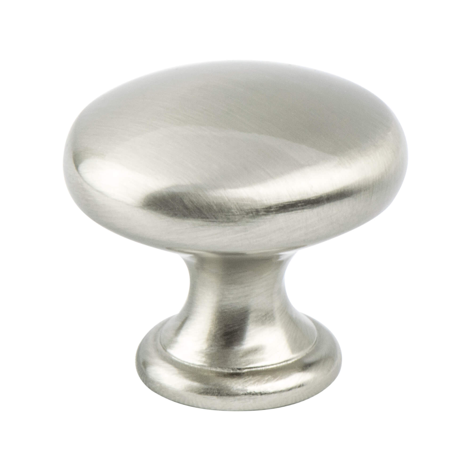 Berenson Contemporary Advantage Four Knob in Brushed Nickel - Round