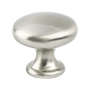 Berenson Contemporary Advantage Four Knob in Brushed Nickel - Round