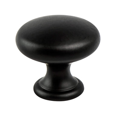 Berenson Contemporary Advantage Four Knob in Matte Black - Round