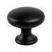 Berenson Contemporary Advantage Four Knob in Matte Black - Round