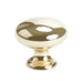 Berenson Plymouth Knob in Polished Brass - Round
