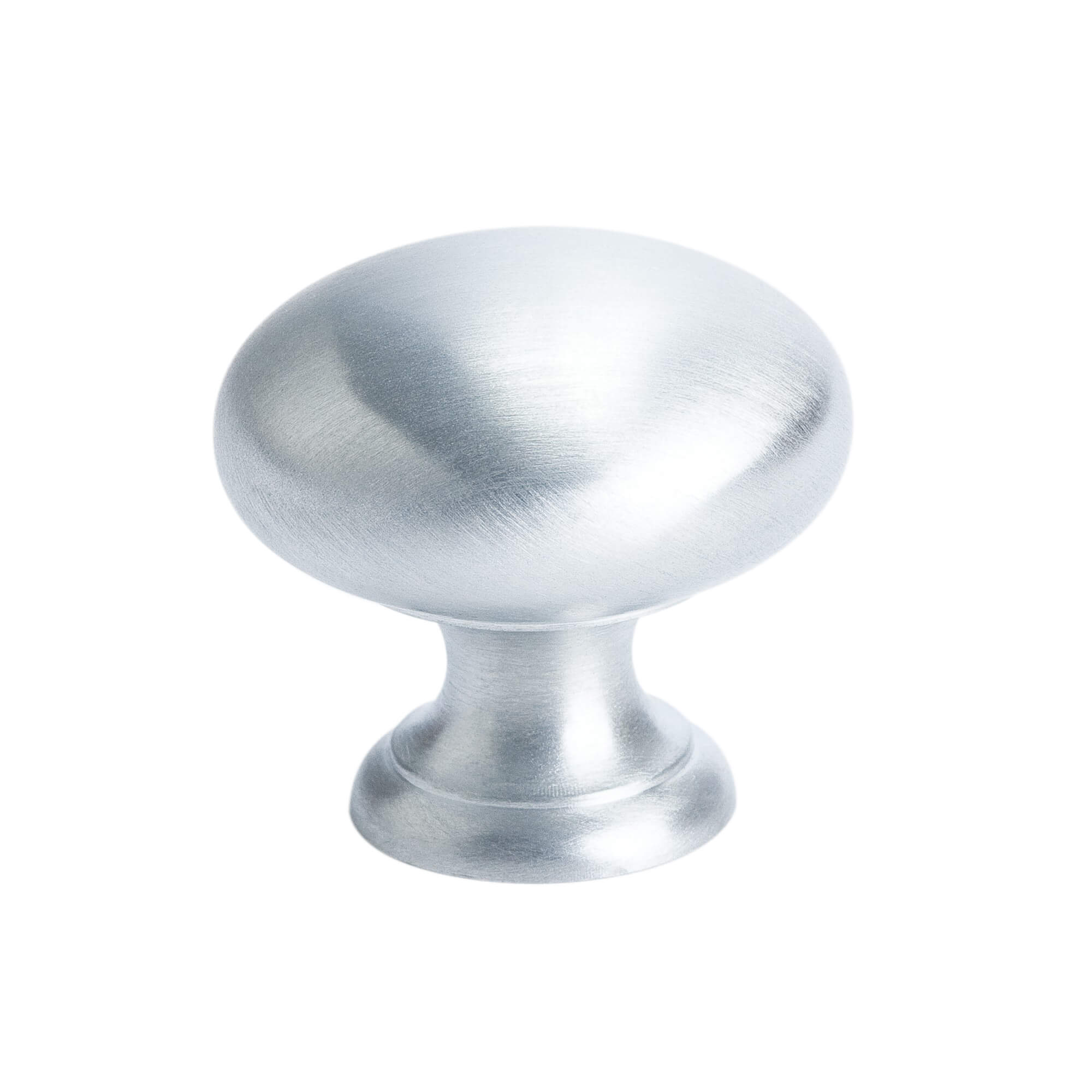 Berenson Plymouth Knob in Satin Chrome - Round