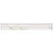 Slim Angle Under Cabinet Outlet Power Strip | White Finish-DirectSinks