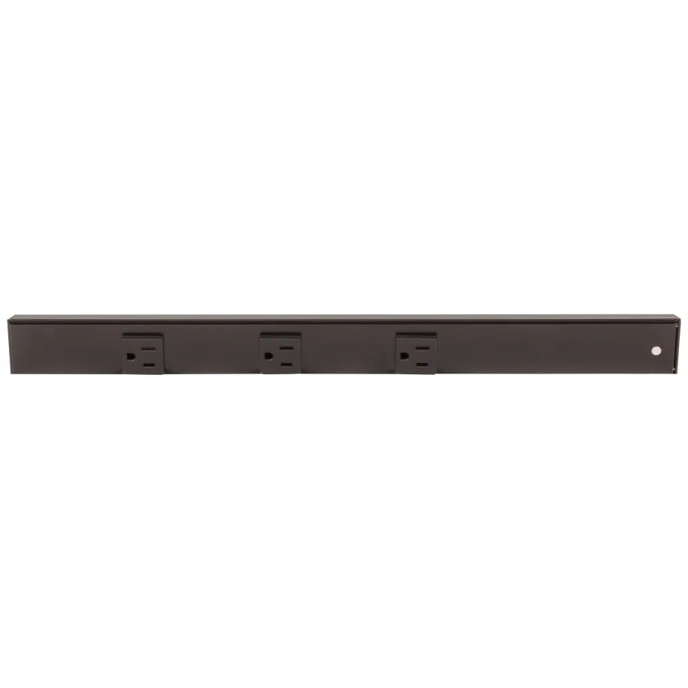 18" Slim Angle Under Cabinet Four Outlet Power Strip