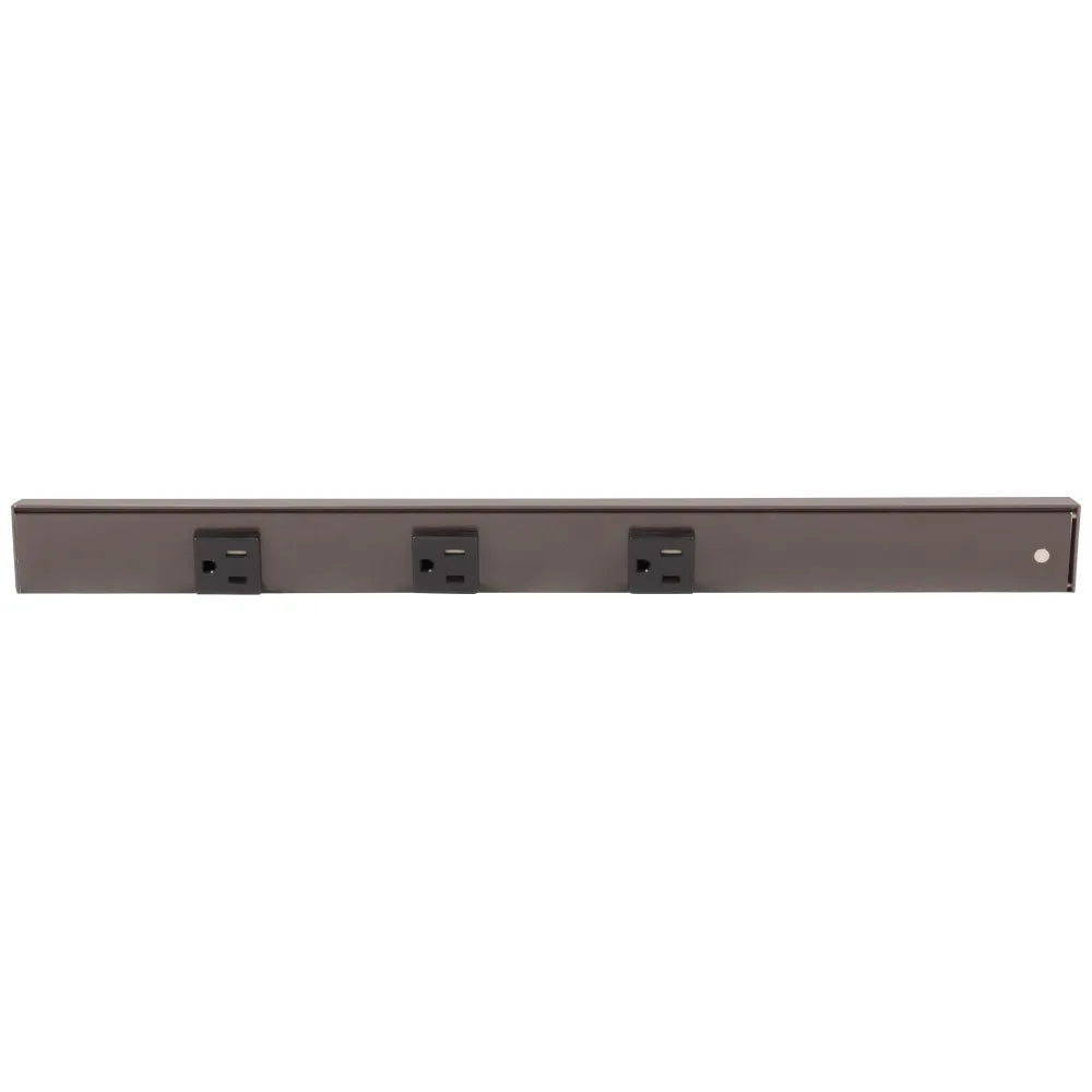 18" Slim Angle Under Cabinet Four Outlet Power Strip