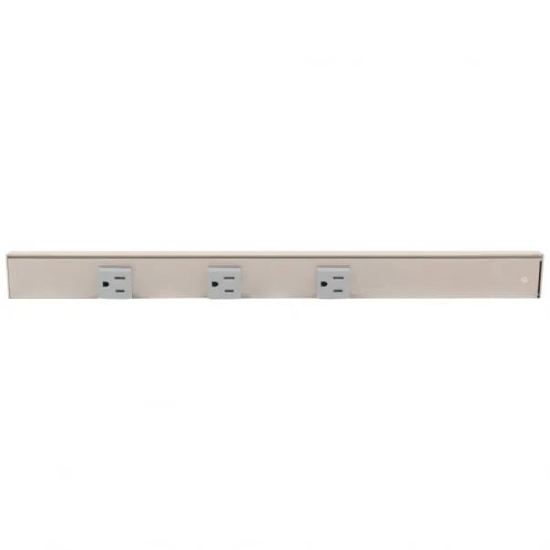 18" Slim Angle Under Cabinet Four Outlet Power Strip