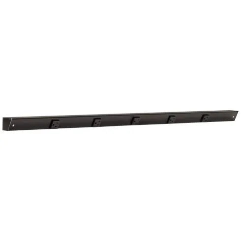 Slim Angle Under Cabinet Outlet Power Strip | Black Finish-DirectSinks