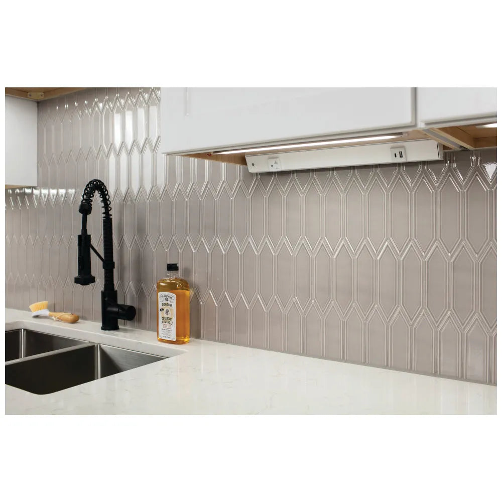 Under Cabinet Power Strip with USB Port & Outlets | White Finish-DirectSinks