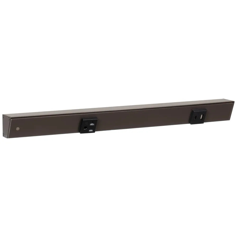 Under Cabinet Power Strip with USB Port & Outlets | Bronze Finish-DirectSinks